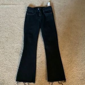 Never used Zara black flared pants high waist